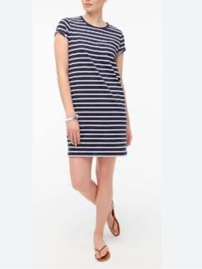 J. Crew Striped T-Shirt Dress